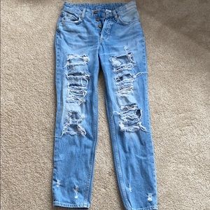 h&m ripped jeans